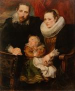 欧洲12-19世纪油画五_DYCK, Sir Anthony Van - Family Portrait